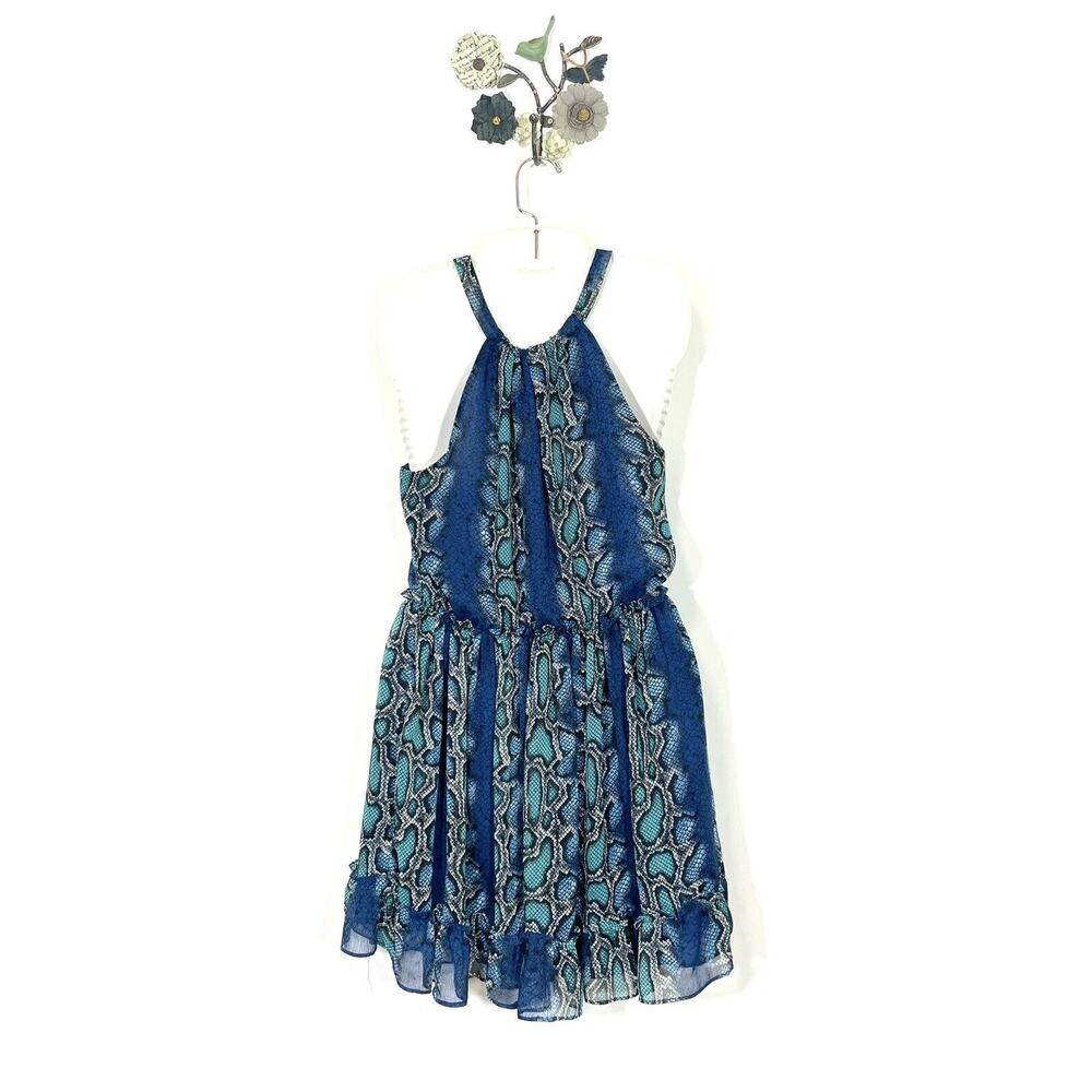 Sundance Catalog Python Snake Print Lined Halter … - image 4